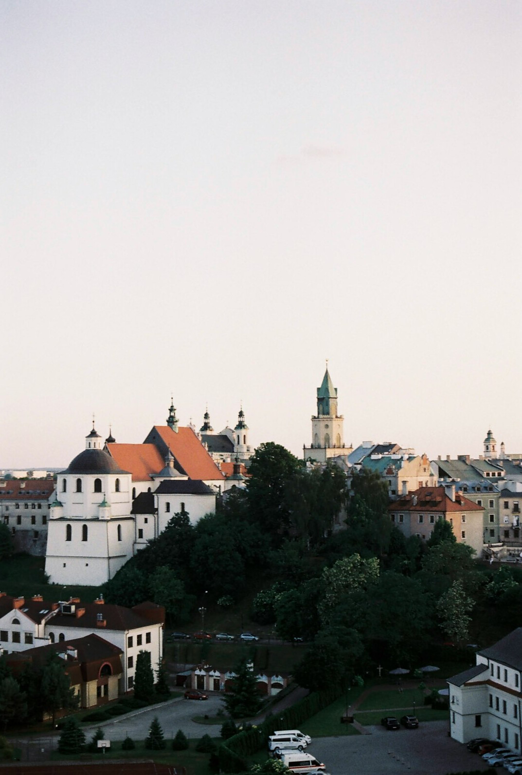 young man in small polish town