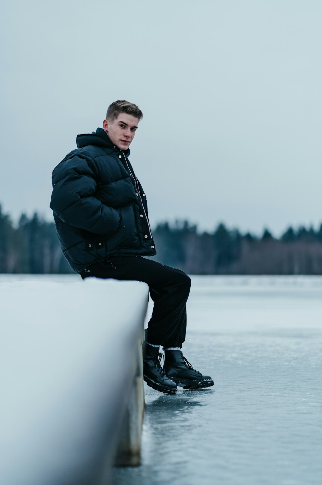 Portrait of a Polish male documentary photographer