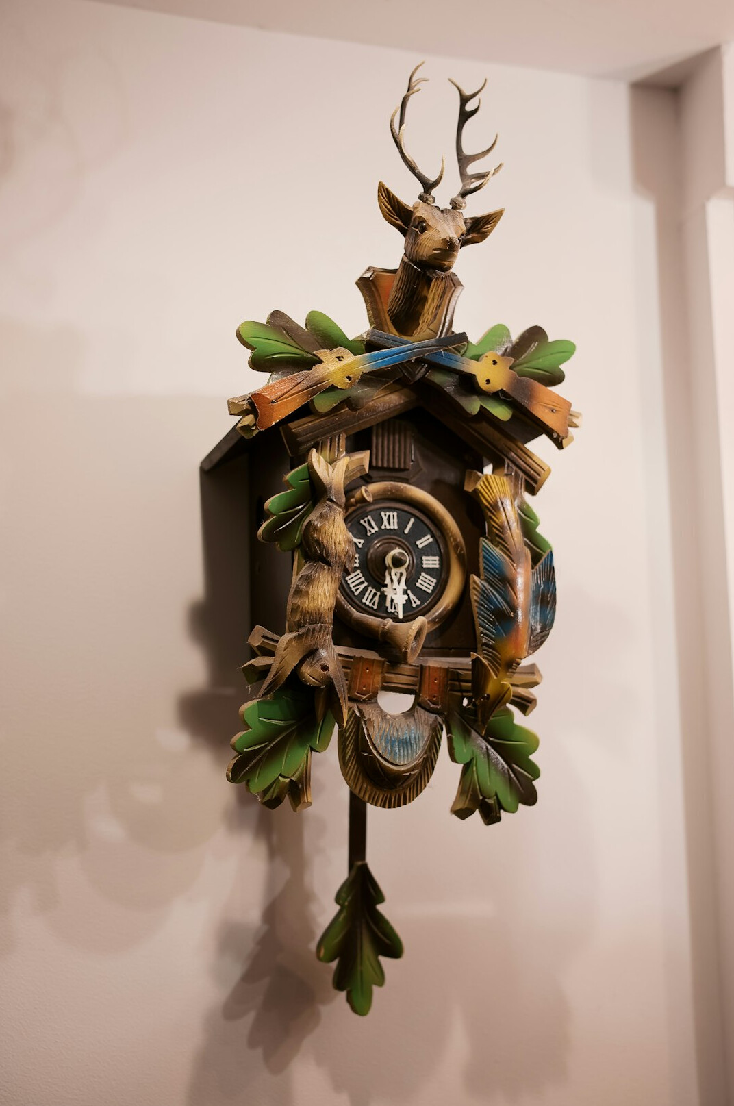 old clock on wall