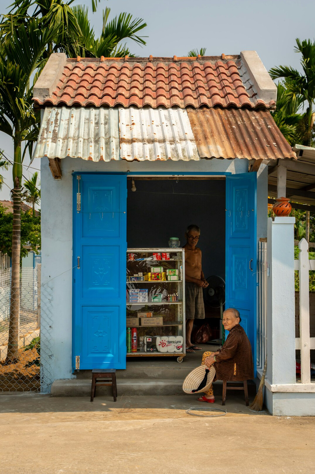 woman in small shop