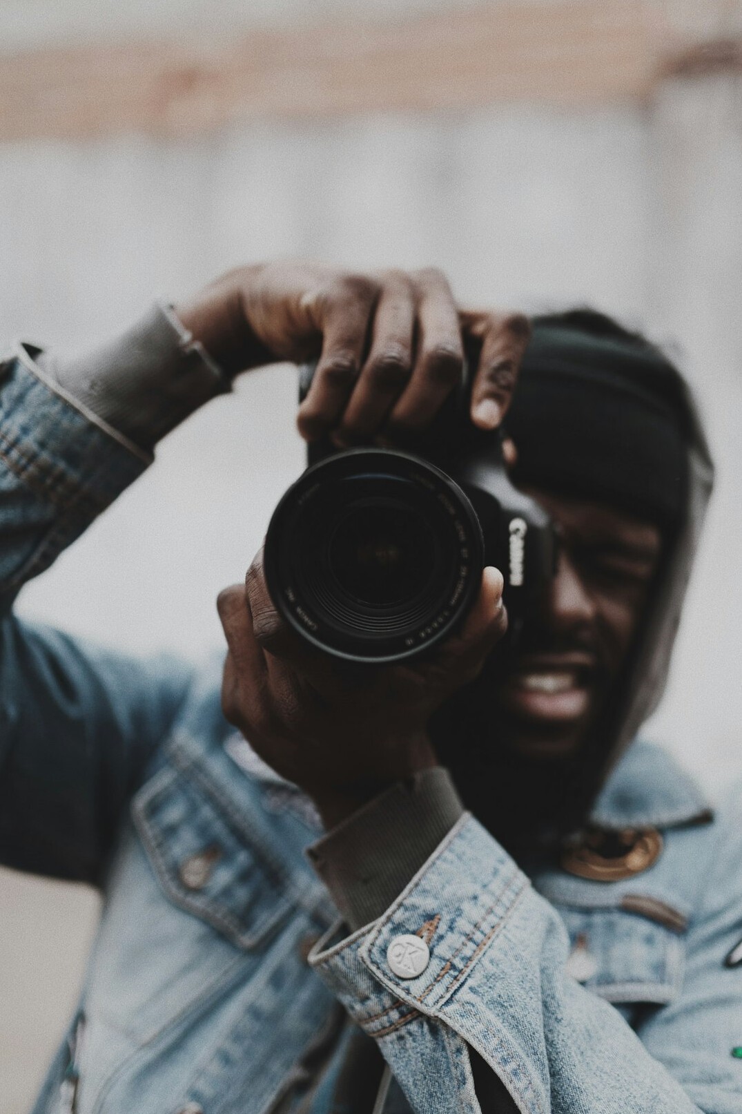 photographer capturing emotional moment